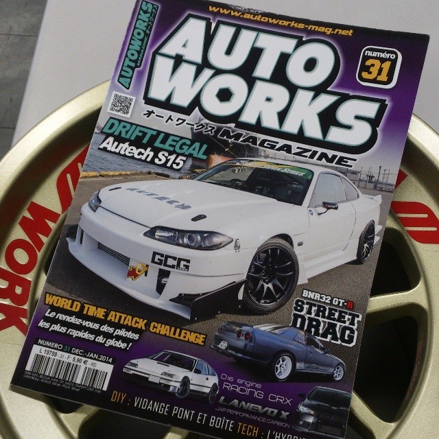 We just received the latest issue of the French magazine Autoworks with Autech Nissan S15 on cover! Thank you guys and keep up with the good work!