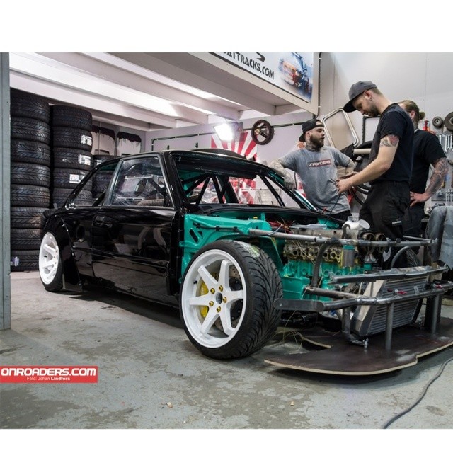 2JZ E30Build By @vmr_drifting / Photo by Johan Lindfors from @onroaders - Feature Link http://onroaders.com/blog/1529/l-m-r-drift-alliance-bmw-e30-2jz-details-touch-down-and-a-pinch-of-fresh-air / Facebook.com/onroaders