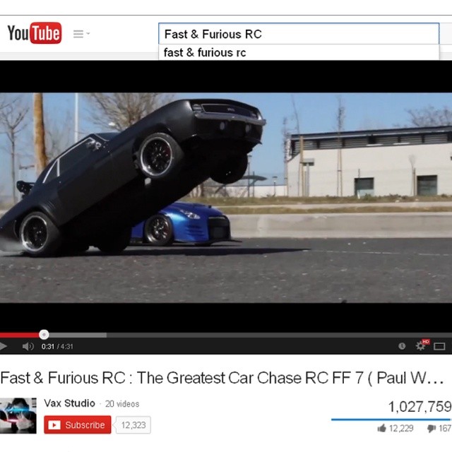 Fast & Furious RC : The Greatest Car Chase RC FF 7 ( Paul Walker / Vin Diesel ) - Watch on the @DRIFTINGCOM homepage www.DRIFTING.com