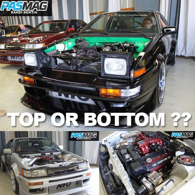 (TOP OR BOTTOM ??? ANY WHY !!) - Photos by Performance Auto & Sound Magazine @pasmag - NTO Motorsports AE86 Builds @onesikcorolla