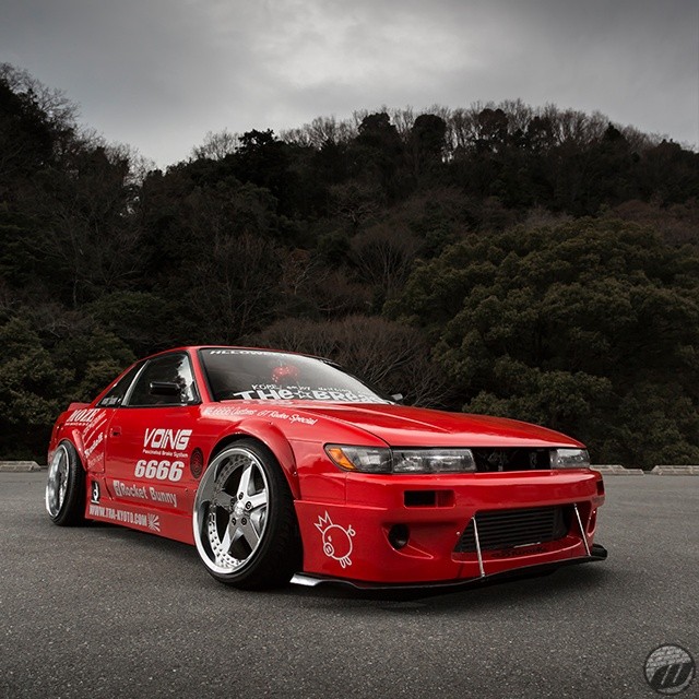 Team The Breast Nissan S13 on WORK Equip (discontinued model)