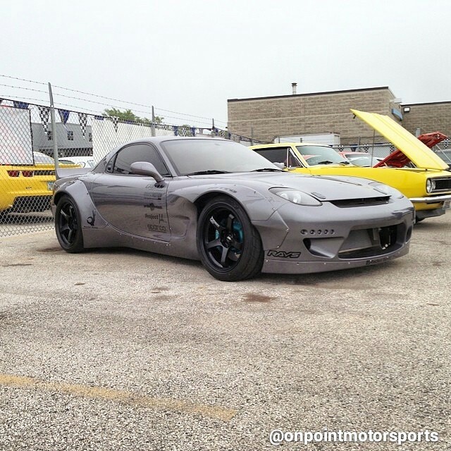 First Rocket Bunny FD RX7 in the USA - @onpointmotorsports