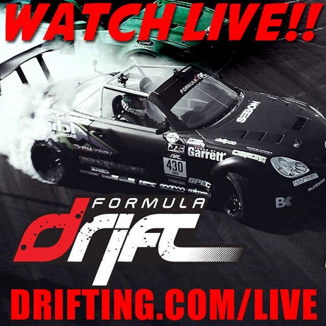 (WATCH LIVE) FORMULA DRIFTING - New Jersey on @DRIFTINGCOM - 12:00pm – 8:00pm – GATES OPEN TO PUBLIC – Venue - 12:00pm – 8:00pm – LIVE STREAM - 12:00pm – 1:30pm – FD: Open Practice - 1:30pm – 3:30pm – MAIN COMPETITION – Round of 32 - 3:30pm – 5:00pm – “Halftime Break” - 5:00pm – 5:30pm – Opening Ceremonies - 5:30pm – 7:30pm – MAIN COMPETITION - 7:30pm – 8:00pm – Trophy Ceremony -