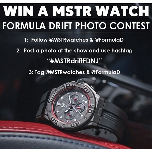 WIN a @mstrwatches this weekend at Round 4 – Wall, NJ | #formulad #formuladrift #fdNJ