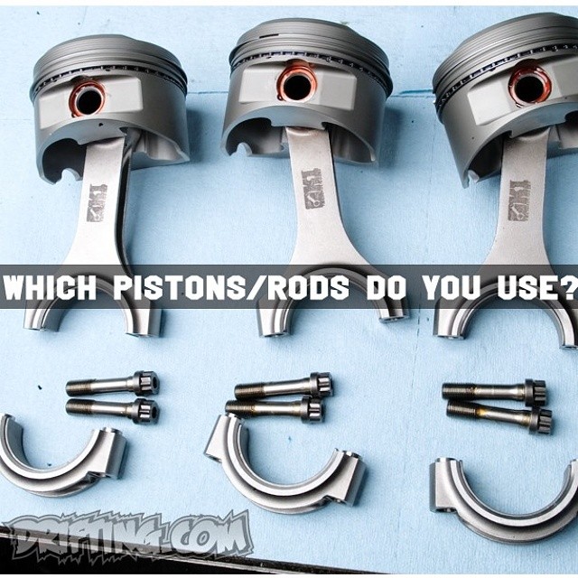 Which PISTONS and RODS do you use ? And WHY ?