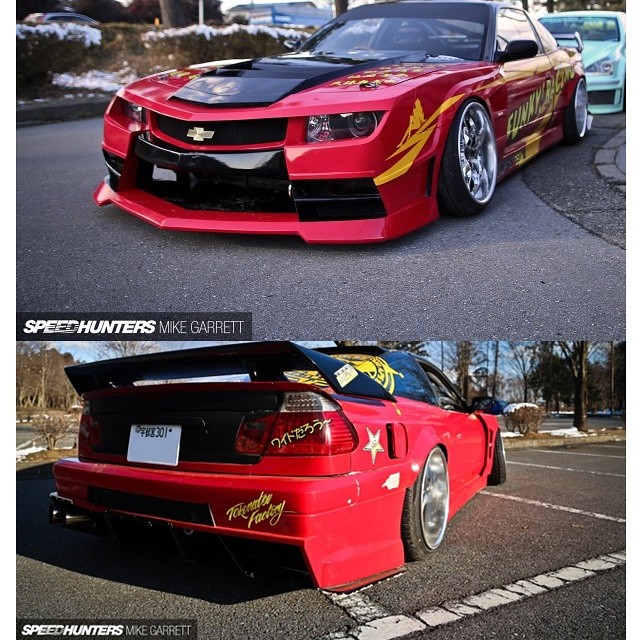 180SX with Camaro Nose and E46 BMW Tailights - Photo by @speedhunters_mike / Full Feature on @thespeedhunters