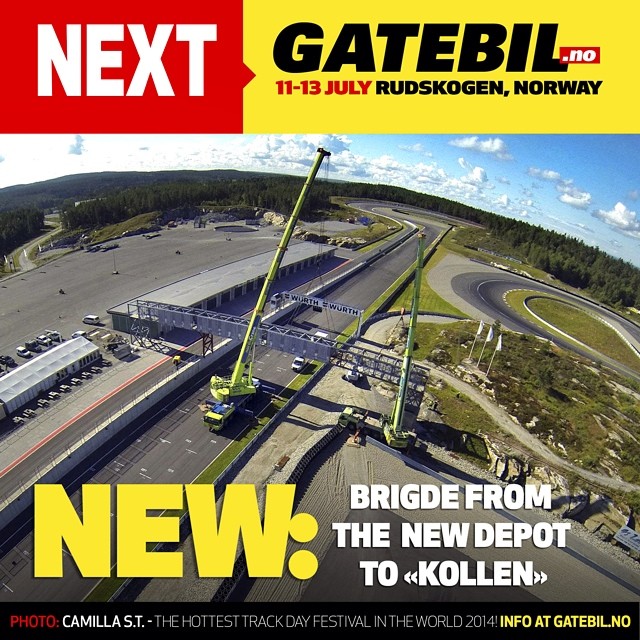 Great news from Rudskogen Motorsenter. Read more at www.gatebil.no ️ #operabroen #gatebil #Rudskogen #brigde #Norway #drifting #timeaatack