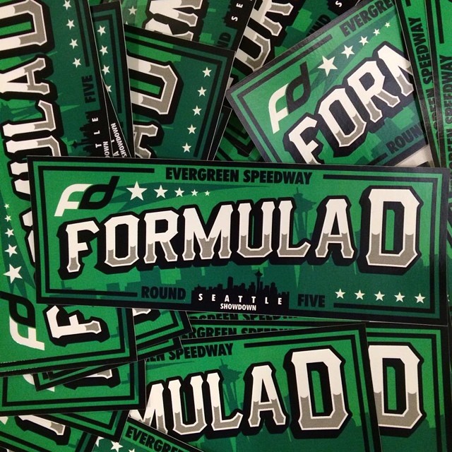 Make sure to stop by the @formulad official merchandise booth over the weekend and pick up the new event sticker. Only 150 made | #formulad #formuladrift #fdsea