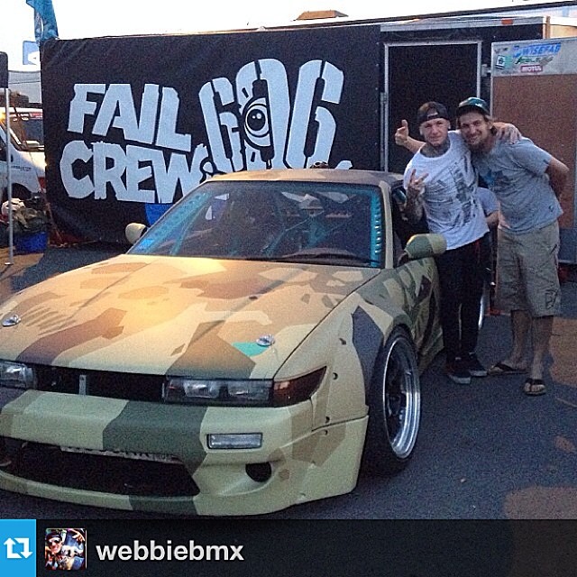 #Repost from @webbiebmx We are here made it to @gatebil_official with @tvardovskymax