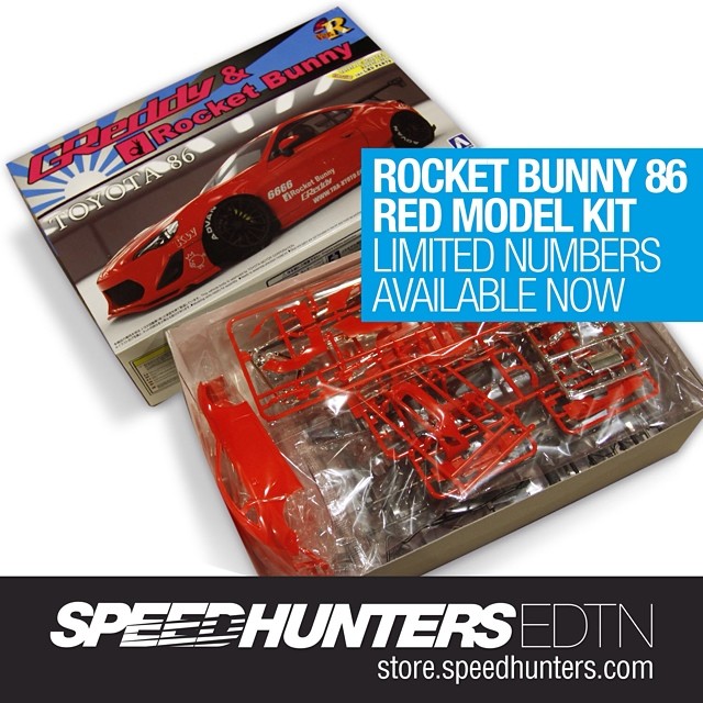 These are super RAD! Super limited too so get your fingers onto building one of these now @trakyoto @thespeedhunters colab #RocketBunny #GT86 model kit. #joyoftoy