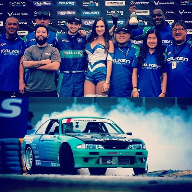 What a dream weekend I'm so happy for my team we really needed this result. They all work so hard and this pic doesn't come close to showing everyone who made this weekend possible. This car/idea is really starting to work now and I'm looking forward to the final 2 rounds of the season and putting Falken Tire back on top where we belong #falkentire @falkentire #dmac #dmacsuspension #dmaccontrolarms #turbobygarrett @turbobygarrett #kw #sparco @sparcousa #spd #rt615k #mobil1 #hre @hre_wheels #bc @runbc #wilwood @wilwooddiscbrakes #aeromotive #seibon @jepistons #jepistons #turbosmart