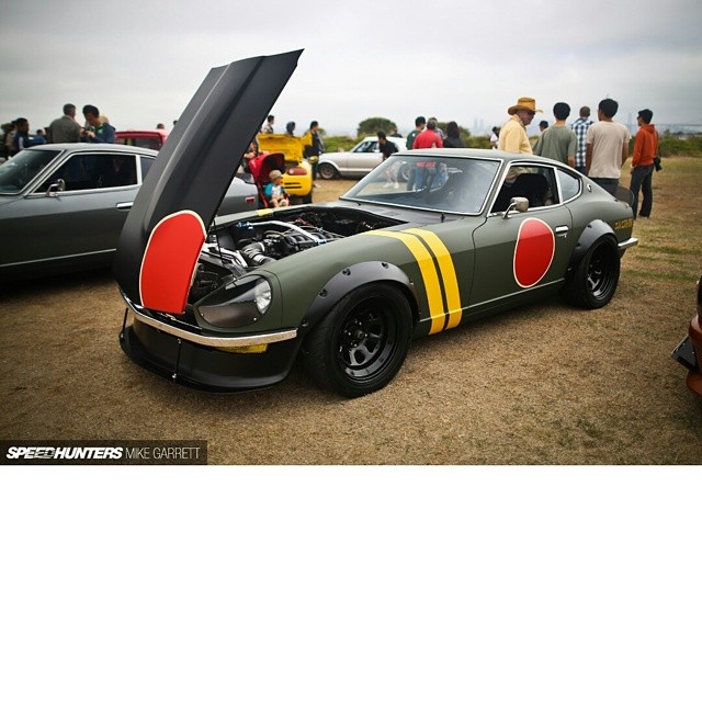 240Z with World War II Zero Fighter Aircraft Paint Scheme - Photo by @speedhunters_mike / Featured on @thespeedhunters
