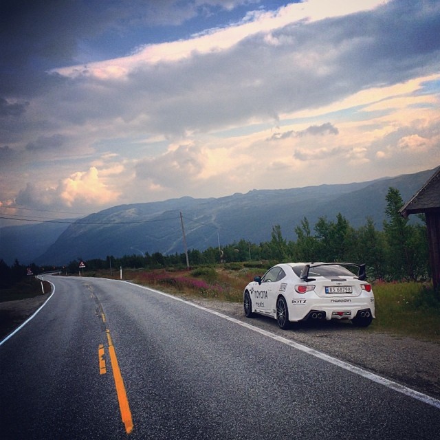 THIS is what I call recreation. Thousands of miles of Norwegian mountain roads! #JustDrive #GT86 #EpicFRS #Bauda