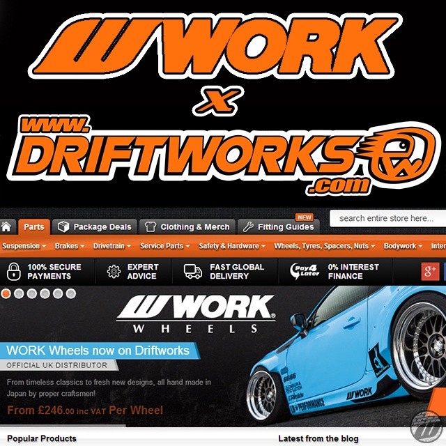WORK Wheels is proud to announce that @driftworks_ltd is now our official distributor in UK! Don't hesitate to contact them for info and pricing! www.driftworks. com
