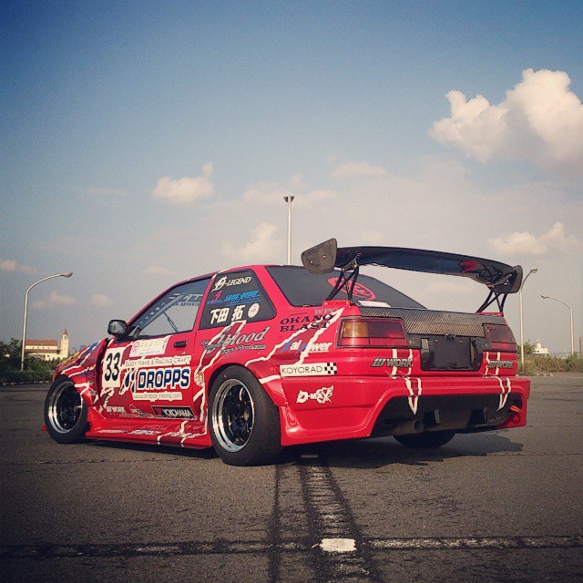 Shooting DROPPS Toyota AE86 N2 on WORK Meister S1 15inch now!