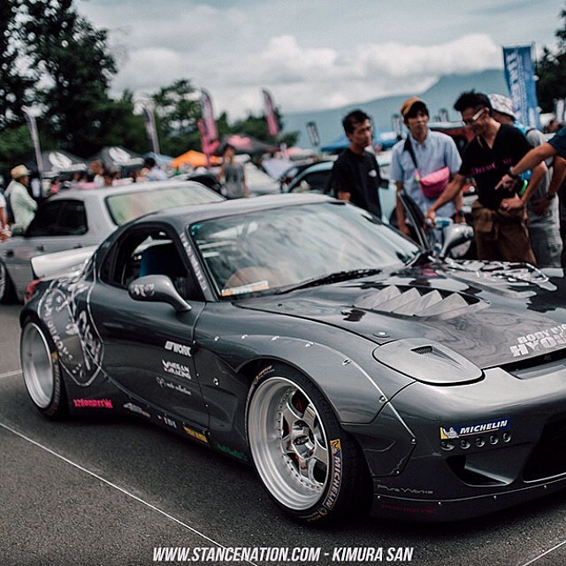 Super Chunky Rocket RX7 at Stance Nation Japan G Edition - Photo by @kimura_shou / Featured on @stancenation