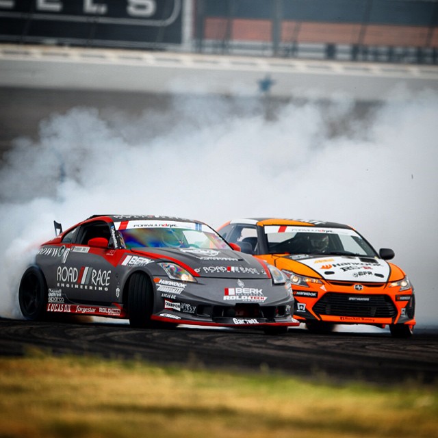 We qualified in 6th position here at #FDTX. We seem to have a dry track today - looking forward to getting back out there for battles!! #holdstumt @scionracing @hankookusaracing #papadakisracing (Photo by @larry_chen_foto)