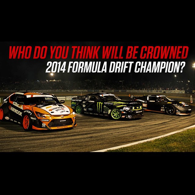 We're almost there! Who do you think will be the 2014 @formulad Champion? Please tag your predictions with #FDNation!