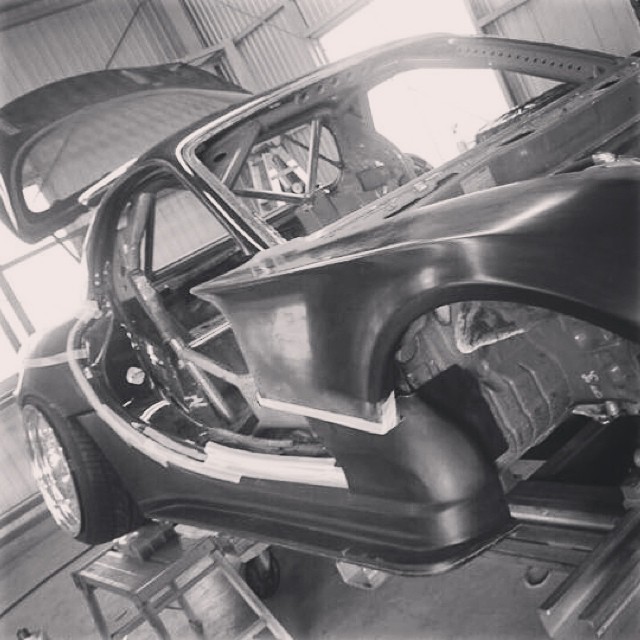 @tcpmagic is making rapid progress on our new Japan based FD #RX7 #4rotor #Twinturbo #NihonSTYLE #ZoomZoom #driftlife #MagicTotalCarProduce