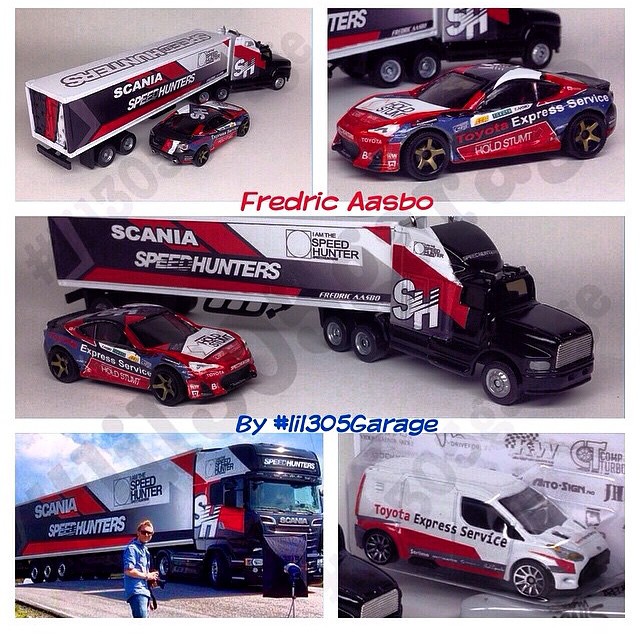 Amazing one off custom #HotWheels collection by @lil305garage! So cool!! #86X