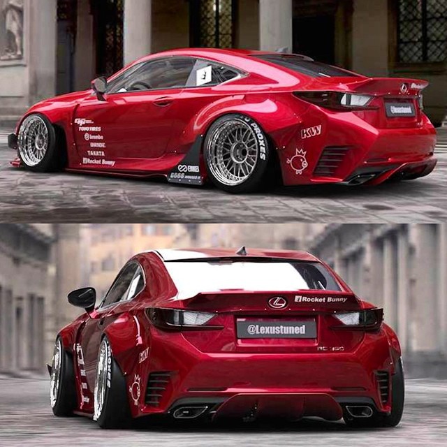 Can't wait to check out this thing at SEMA in Las Vegas in just over a week! The @trakyoto x @greddyracing #RocketBunny Lexus RC-F.