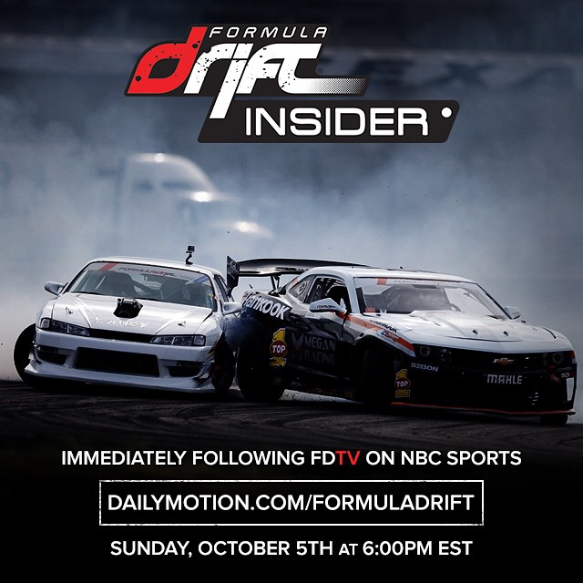 Catch Formula DRIFT Insider on www.dailymotion.com/formuladrift immediately after FDTV on NBC Sports Network | #formulad #formuladrift