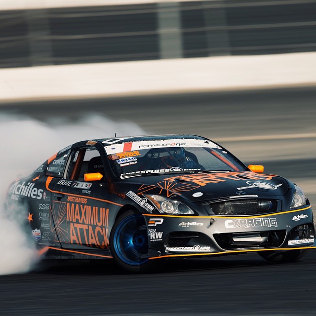 On the attack @charlesngracing @achillestire | Photo by @larry_chen_foto | #formula #formuladrift
