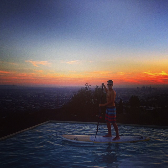 @danielbhal's & Thomas' extraordinary Los Angeles/Hollywood view. Don't really know what else to say here - other than thanks for a great memory! #sup