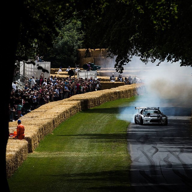 Goodwood Festival of Speed is still KING of all events! #MADBUL blazing out the drive towards the flint wall. #FOS @fosgoodwood pic props: @tshaxson