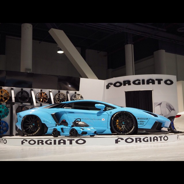 Thank you so much for coming Forgiato booth to see Liberty Walk AVENTADOR. We had a good time again with you guys. Great SEMA show in Las Vegas. #libertywak #lamborghini #lbperformance #forgiato @forgiato