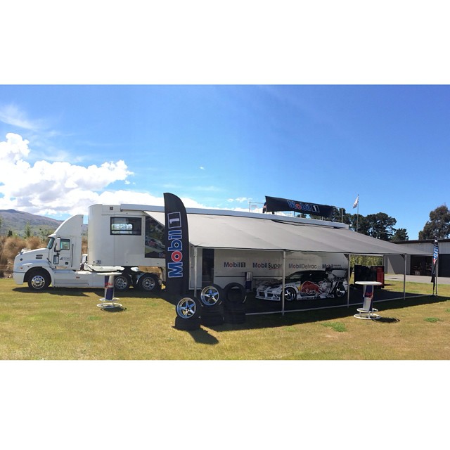 We are all set up for the weekend here at @highlandsnz Motorsport Park, The sun is blazing in Queenstown and we can't wait to blaze some @nittotire NT05 rubber in #BADBUL. South Island NZ you are stunning!