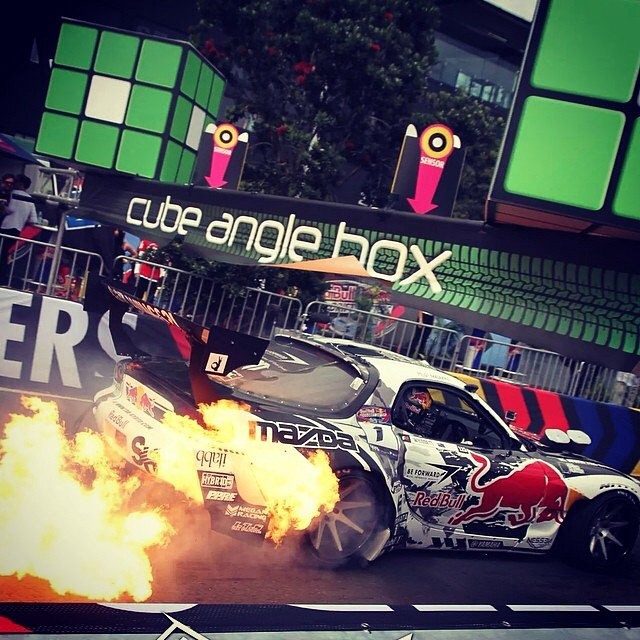 #BecauseROTARYbackfire #4rotor @redbull #DriftShifters pic props @planet_racing