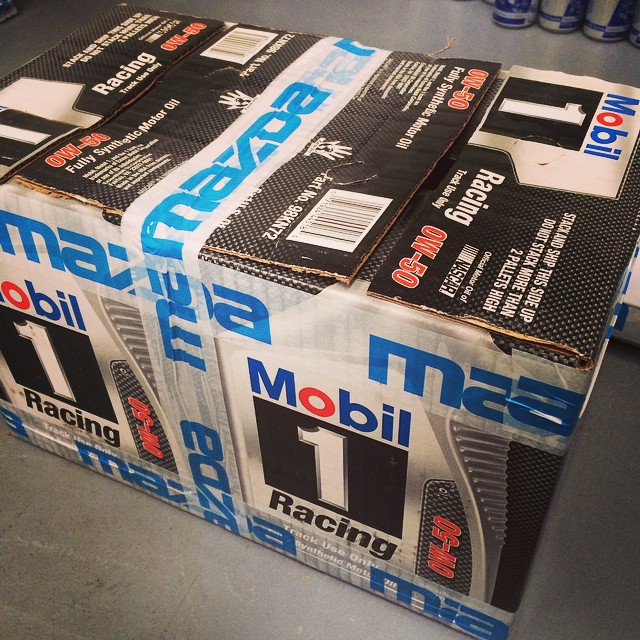 Getting rather excited as the last package is off to @p.p.r.e for project #RADBUL. Only the best lubricant #Mobil1Racing is used for maximum performance and reliability in all my engines and drivetrains. We are so close to bringing you the next clip of this bull unleashing on the dyno! #ZoomZoom 