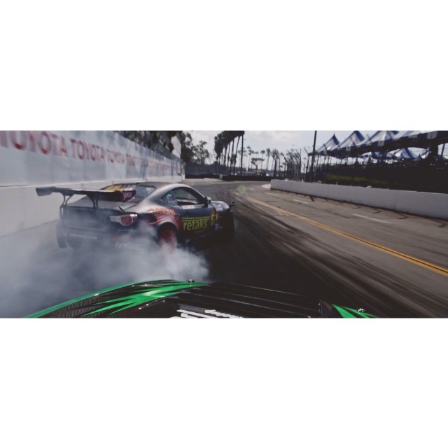 Round 1 - Long Beach cant come any faster @ryantuerck @forrestwang808 | Video by @yaer_productions #formulad #formuladrift
