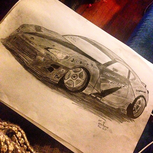 It's so awesome seeing all the time and effort you guys out there put into making game replicas, RC and model cars and other forms of artwork based on our race cars - like this cool #86X drawing by @barsketonje. Much love! #driftunity #awesomefans