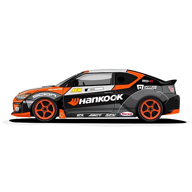 Last years @hankookusaracing @scionracing #papadakisracing #DriftC livery by @carguycam. Very excited to show you what we have cookin' for this year very soon! #FD2015