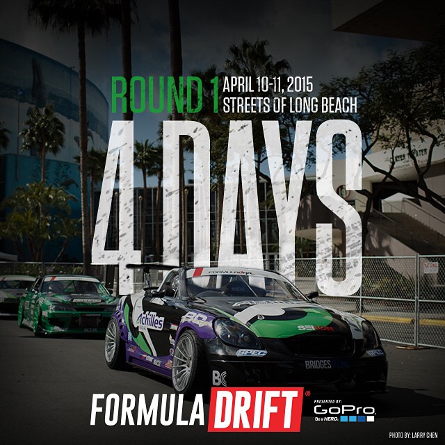 Formula DRIFT Round 1 - Streets of Long Beach is only 4 days away. Are you ready? Don't forget to purchase your tickets for the first round of Formula Drift! | #formuladrift #formulad #fdlb