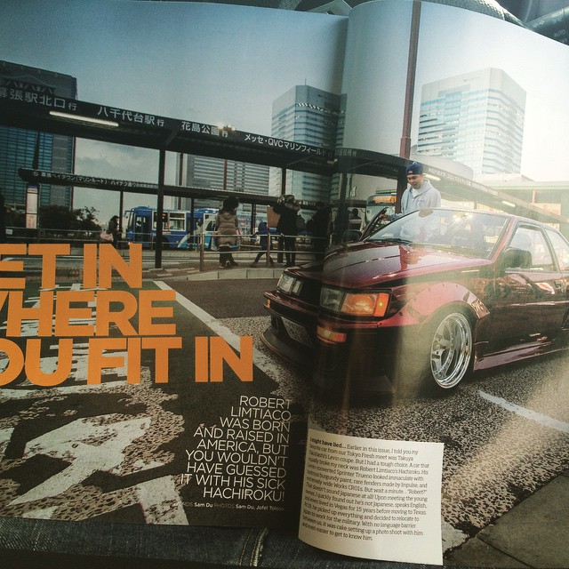 The homie Robert got a good feature in the new @superstreet such a sick car. If you haven't already go grab your copy of the Japan issue for reals. It's best this year so far.