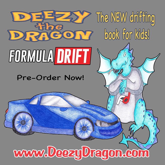 @FormulaDrift: Make sure you pre-order the all NEW Formula Drifting children's book today! #formulad #formuladrift www.deezydragon.com