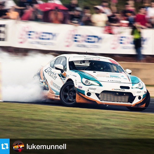 Another cool shot of @kengushi in the @greddyracing X @hankookusaracing x @scionracing FR-S at Road Atlanta #repost @lukemunnell ••• Looking for a ton of #FDATL coverage? I just so happen to have some live on #SuperStreet. Click the link in my bio to see it. #FormulaD #FormulaDrift #FD #drift #drifting #roadatlanta #scion #frs #gt86 #ft86