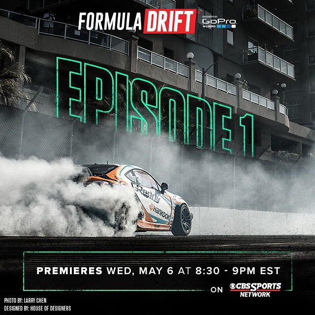 Don’t forget to watch Formula DRIFT Episode 1 - Long Beach tonight at 8:30 PM EST on @cbssports | #formulad #formuladrift