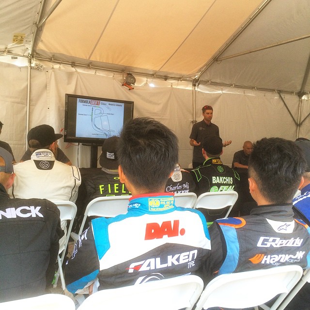 Drivers meeting. Open practice begins at 4:30pm.