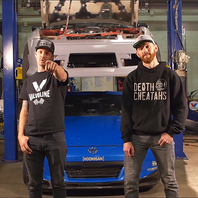 The S13 gets a fresh @2fperformance body kit (with a stout bash bar) and gets put on the Dyno in the new episode of #DriftGarage on @NetworkA with @Valvoline. @ChrisForsberg64 and I might be hitting the track soon... Hit the link in my bio to watch the new episode. @enjukuracing #brobuilds