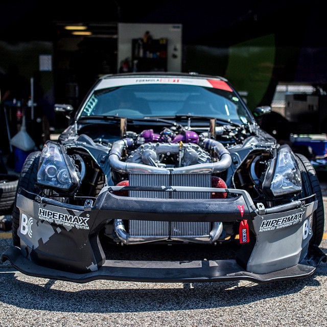 The VR38 in Daigo's R35 uses HKS off-the-shelf internals and our GT1000 turbo kit minus a set of custom manifolds. The valving in the HipermaxIV SP has a wide range of adjustability for Daigo to continue to run the same damper as he did in Long Beach. #HKS #hksusa #daigosaito #hipermax #madeinjapan #GT1000 #vr38 #hkspower #r35 #fdatl #roadatlanta #formuladrift #GTR