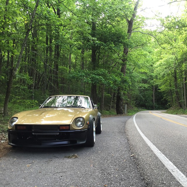 Took the Datsun out on the Tail of the Dragon today! Never thought I would have this car down here in Tennessee to drive on this amazing road. #zdayz has been extremely hospitable and I have had an amazing time this weekend. #datsun #tailofthedragon #streetcar
