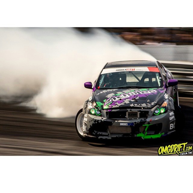 Alright today is the day! Check out the livestream today check out #fdnj live or just come to the event, cant wait to get back in the #g37 #skyline #infiniti #nissan thanks for the photo @omgdrift 今日は決勝日、フォーミュラDのライブストリームを見て応援してくださーい