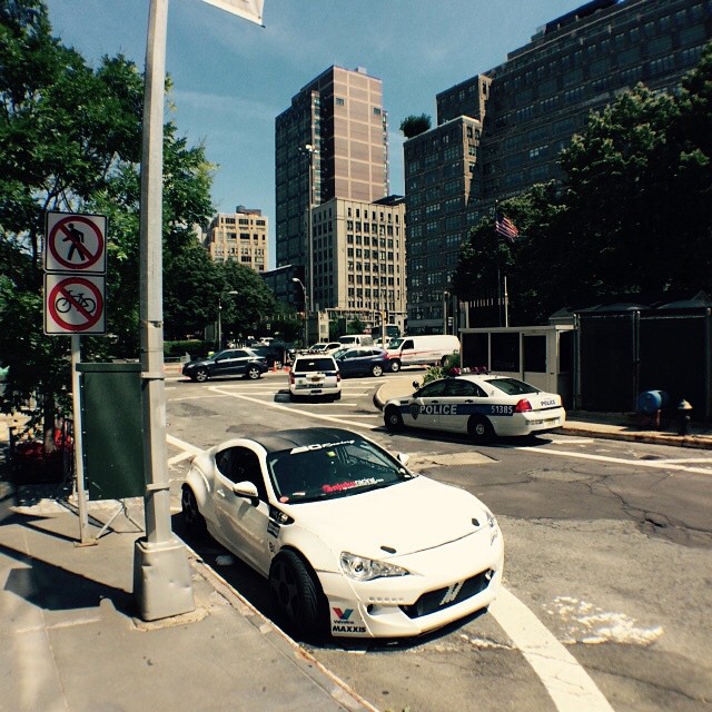 In #NYC with the #tuerckdstreetcar doing some filming with @jalopnik. RT411 @olloclip #streetcarlol