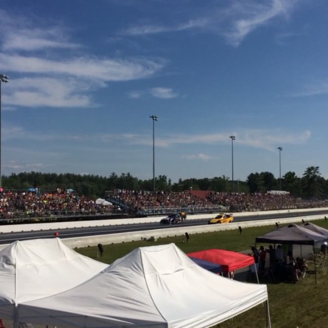 These cars are the baddest things on the planet. Having a blast at #NHRA #newenglanddragway #livefreeordie