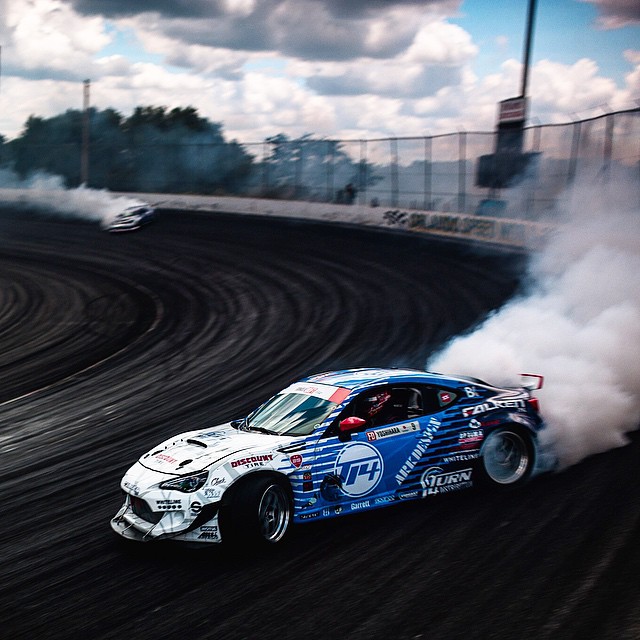 This new track is a lot more fun than expected. Qualified for tomorrow's event and looking forward to competition. Great job team!! | #dai9 #formulad #teamfalken #turn14 #discounttire #arkdesignusa #optima #kw #bc #azenis #rocketbunny #dai #fdorl #mcleod