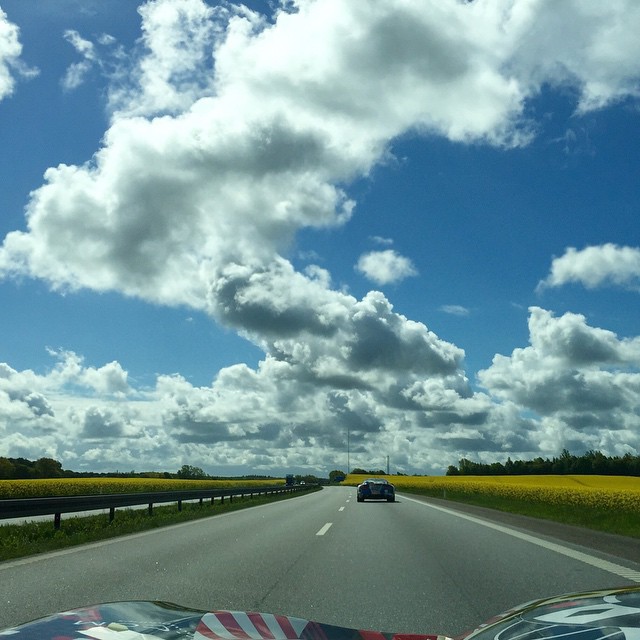 Throwback to when I was driving through Denmark in the #GuessVipers a few weeks ago. #Gumball3000 #TeamGuess #dai9